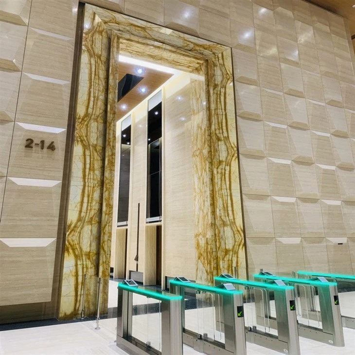 Marble Tile Accent Wall